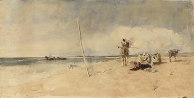 African Beach by Marià Fortuny
